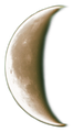 Crescent moon